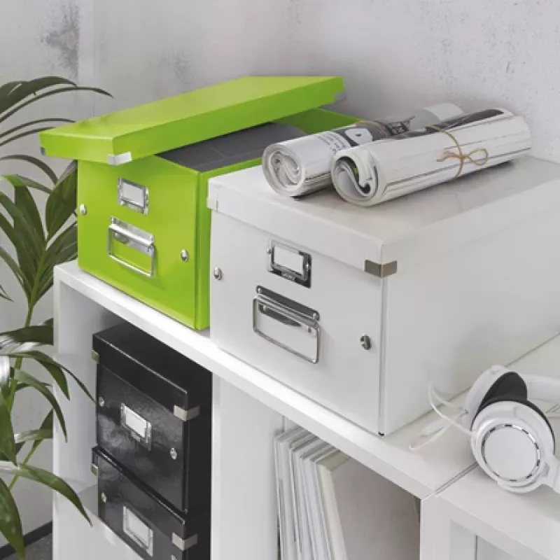Leitz Click & Store WOW vidutinė laikymo dėžutė, žalia, kartonas, 281 mm, 370 mm, 200 mm, 900 g