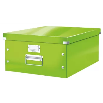 Leitz Click & Store WOW didelė archyvavimo dėžė, žalia, kartoninė, 369 mm, 482 mm, 200 mm