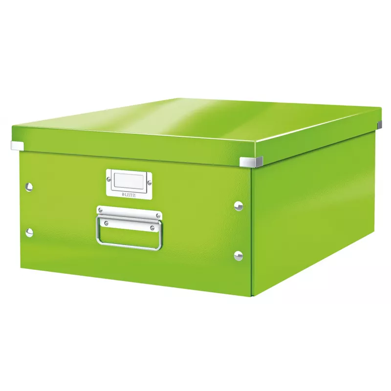 Leitz Click & Store WOW didelė archyvavimo dėžė, žalia, kartoninė, 369 mm, 482 mm, 200 mm