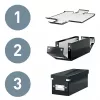 Leitz Click & Store WOW didelė archyvavimo dėžė, žalia, kartoninė, 369 mm, 482 mm, 200 mm