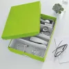 Leitz Click & Store WOW Vidutinė tvarkymo dėžutė, Laikymo dėžutė, Žalia, Stačiakampė, Kartonas, Vienspalvė, Vidaus