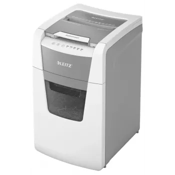 Leitz IQ Autofeed Office 150 automatinis popieriaus smulkintuvas P5, mikro pjovimas, 22 cm, 2 x 15 mm, 44 l, 500 lapų, 55 dB