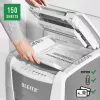 Leitz IQ Autofeed Office 150 automatinis popieriaus smulkintuvas P5, mikro pjovimas, 22 cm, 2 x 15 mm, 44 l, 500 lapų, 55 dB
