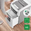 Leitz IQ Autofeed Office 150 automatinis popieriaus smulkintuvas P5, mikro pjovimas, 22 cm, 2 x 15 mm, 44 l, 500 lapų, 55 dB