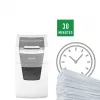 Leitz IQ Autofeed Office 150 automatinis popieriaus smulkintuvas P5, mikro pjovimas, 22 cm, 2 x 15 mm, 44 l, 500 lapų, 55 dB