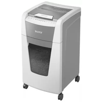 Leitz IQ Autofeed Office 300 automatinis popieriaus smulkintuvas P5, mikropjovimo smulkinimas, 22 cm, 2 x 15 mm, 60 L, 700 lapų, 55 dB