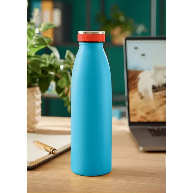 Leitz Cosy izoliuotas vandens butelis 500 ml, mėlynas, nerūdijantis plienas, 68 mm, 68 mm, 235 mm, 280 g