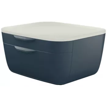 Leitz Cosy stalčių spintelė, 2 stalčiai (-ių), Polistirenas (PS), Juoda, Balta, 1 vnt., 251 mm, 143 mm