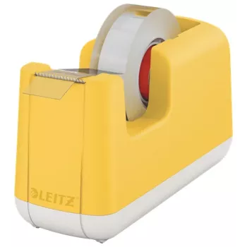 Leitz Cosy juostos dozatorius, 1,9 cm, 33 m, akrilonitrilo butadieno stireno (ABS), geltona, 75 mm, 56 mm