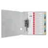 Leitz Cosy 1-10 spausdinamas skirstytuvas, PP, skaitmeninė kortelių rodyklė, polipropilenas (PP), vertikalus, A4 Maxi, 245 mm, 305 mm