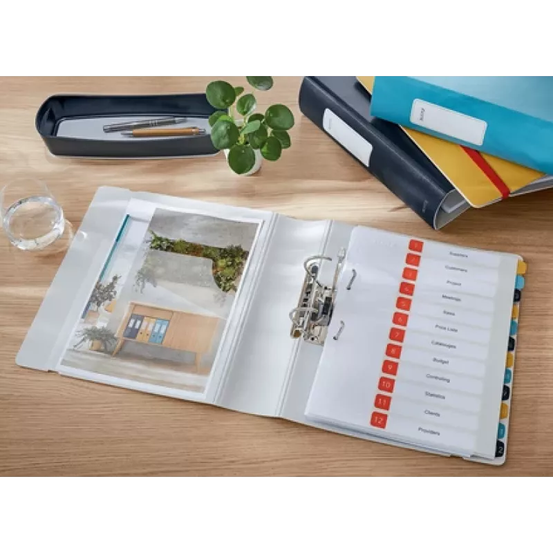 Leitz 180° Active Cosy svirties segtuvas 80 mm, A4, polifoamas, geltonas, 500 lapų, 80 g/m², 8,2 cm