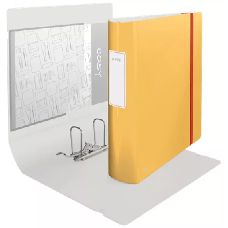Leitz 180° Active Cosy svirties segtuvas 80 mm, A4, polifoamas, geltonas, 500 lapų, 80 g/m², 8,2 cm