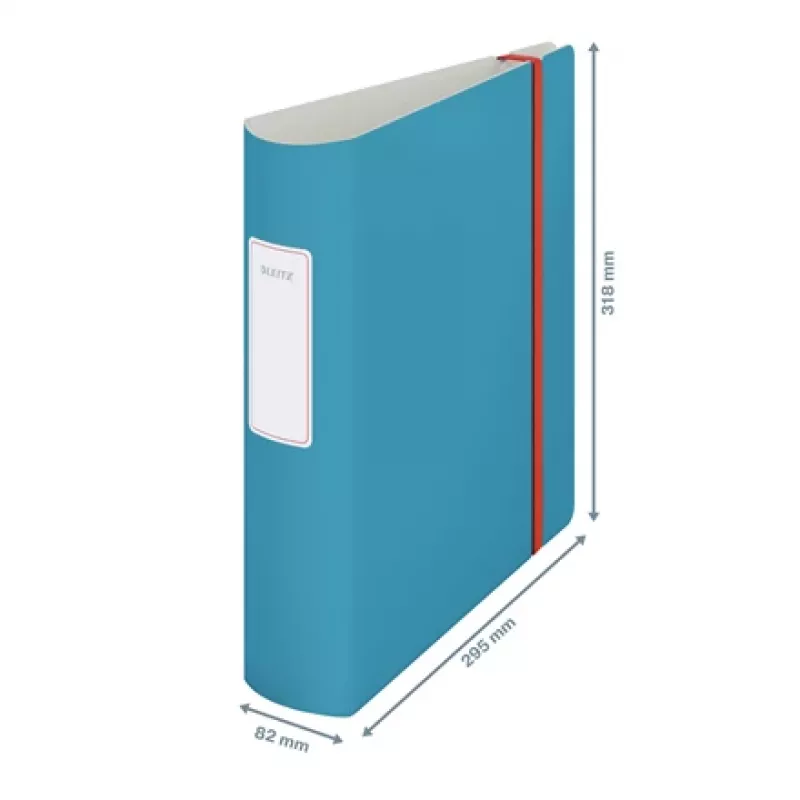 Leitz 180° Active Cosy svirties archyvinis segtuvas 80 mm, A4, poliuretano putos, mėlynas, 500 lapų, 80 g/m², 8,2 cm
