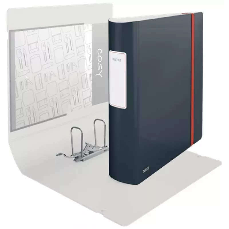Leitz 180° Active Cosy svirties segtuvas 80 mm, A4, polifoam, juodas, 500 lapų, 80 g/m², 8,2 cm