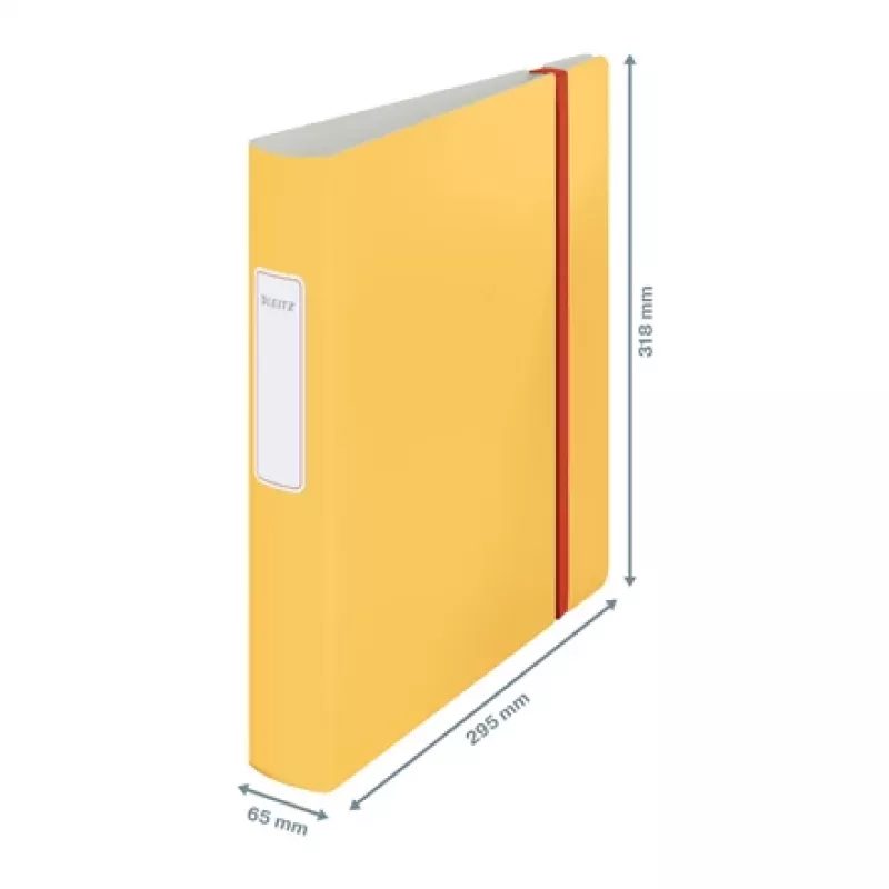 Leitz 180° Active Cosy svirties segtuvas 60 mm, A4, polyfoam, geltonas, 350 lapų, 80 g/m², 6,5 cm