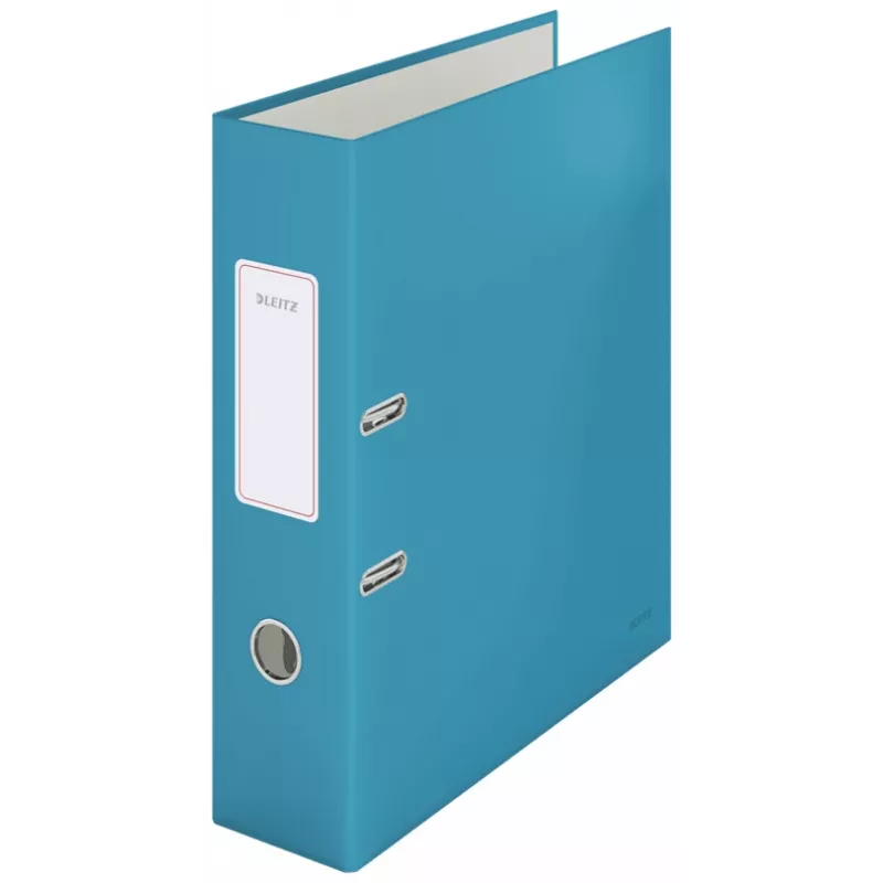 Leitz 180° Cosy minkšto lietimo svirtinis archyvinis segtuvas 80 mm, A4, kartonas, mėlynas, tekstūruotas paviršius, 600 lapų, 80 g/m²