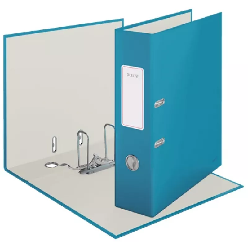 Leitz 180° Cosy minkšto lietimo svirtinis archyvinis segtuvas 80 mm, A4, kartonas, mėlynas, tekstūruotas paviršius, 600 lapų, 80 g/m²