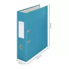 Leitz 180° Cosy minkšto lietimo svirtinis archyvinis segtuvas 80 mm, A4, kartonas, mėlynas, tekstūruotas paviršius, 600 lapų, 80 g/m²