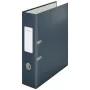 Leitz 180° Cosy svirtinė segtuvų byla Soft Touch 80 mm, A4, kartoninė, juoda, tekstūruotas paviršius, 600 lapų, 80 g/m²