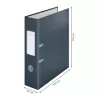 Leitz 180° Cosy svirtinė segtuvų byla Soft Touch 80 mm, A4, kartoninė, juoda, tekstūruotas paviršius, 600 lapų, 80 g/m²
