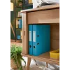 Leitz 180° Cosy minkšto prisilietimo svirtinė segtuvo byla 50 mm, A4, kartonas, mėlyna, tekstūruotas paviršius, 350 lapų, 80 g/m²
