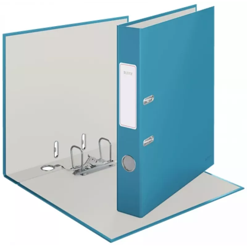Leitz 180° Cosy minkšto prisilietimo svirtinė segtuvo byla 50 mm, A4, kartonas, mėlyna, tekstūruotas paviršius, 350 lapų, 80 g/m²