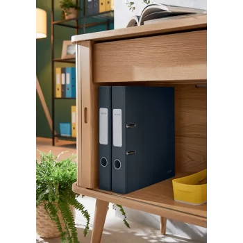 Leitz 180° Cosy svirties segtuvas Soft Touch 50 mm, A4, kartonas, juodas, tekstūruotas paviršius, 350 lapų, 80 g/m²