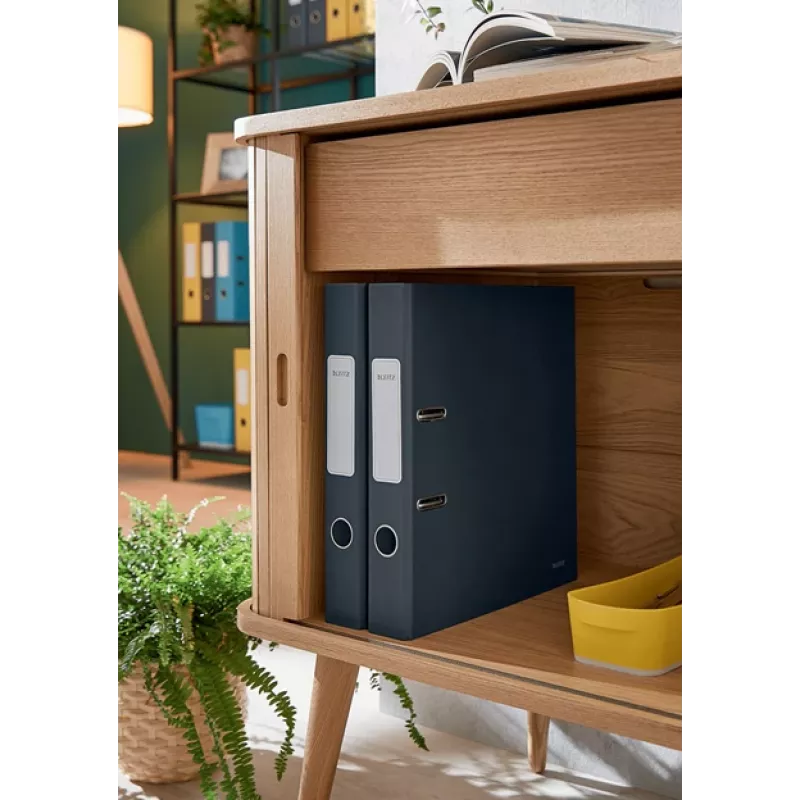 Leitz 180° Cosy svirties segtuvas Soft Touch 50 mm, A4, kartonas, juodas, tekstūruotas paviršius, 350 lapų, 80 g/m²
