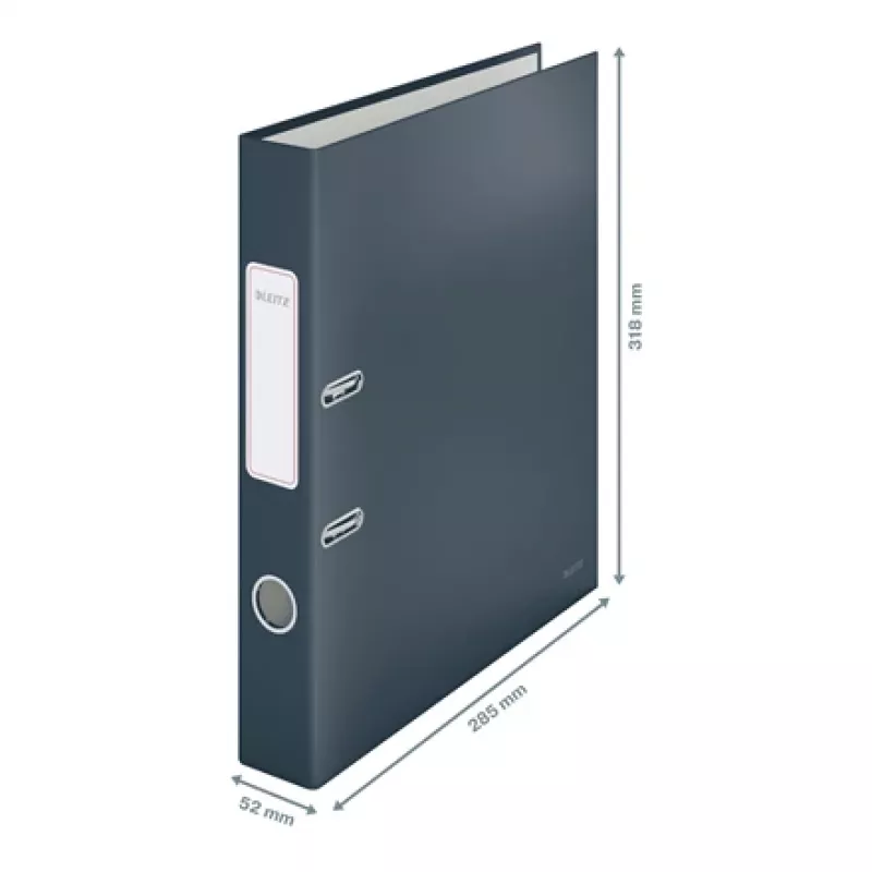 Leitz 180° Cosy svirties segtuvas Soft Touch 50 mm, A4, kartonas, juodas, tekstūruotas paviršius, 350 lapų, 80 g/m²