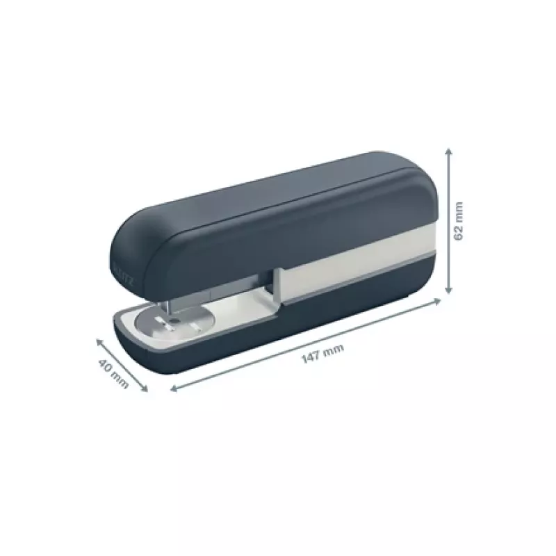 Leitz Cosy segtuvas 30 lapų, 30 lapų, juoda, standartinis sulenkimo būdas, 24/6, metalas, plastikas, 80 g/m²
