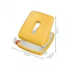 Leitz Cosy 2 skylių skylamušis 30 lapų, 30 lapų, Geltona, Plastikas, 8 cm, 5,5 mm, A4