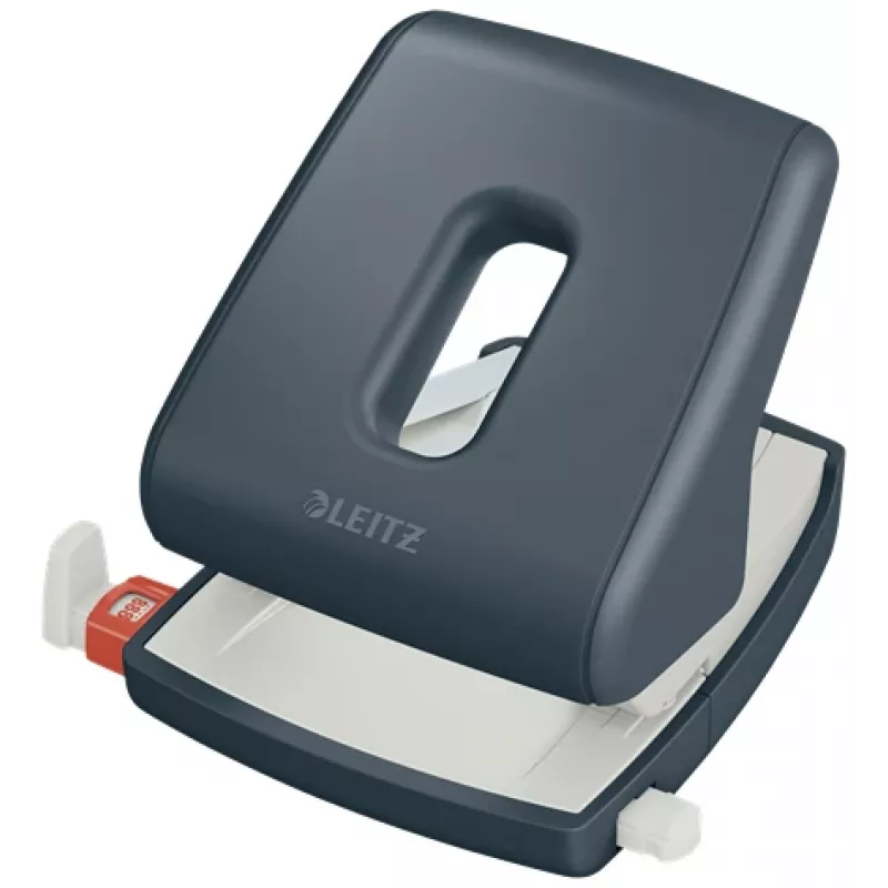 Leitz Cosy Hole Punch 2-hole 30 sheets, 30 sheets, Juoda, Plastic, 8 cm, 5.5 mm, A4, A5, A6, Folio, US-Quart, 8 x 8 x 8 cm