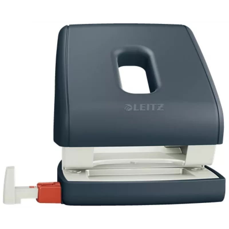 Leitz Cosy Hole Punch 2-hole 30 sheets, 30 sheets, Juoda, Plastic, 8 cm, 5.5 mm, A4, A5, A6, Folio, US-Quart, 8 x 8 x 8 cm