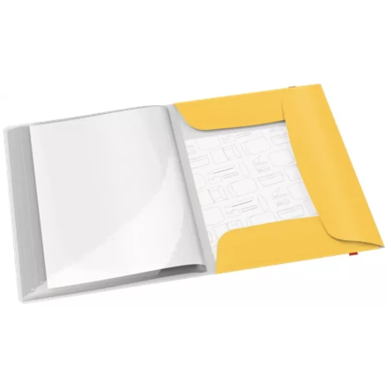 Leitz Cosy Mobile Display Book Plus, geltona, polipropilenas (PP), 20 kišenėlių, vertikalus, A4, 231 mm