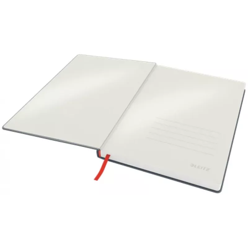 Leitz Cosy minkšto lietimo sąsiuvinis su languotu raštu, kietais viršeliais, vienspalvis, juodas, B5, 80 lapų, matinis, 100 g/m²
