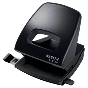 Leitz NeXXt Recycle skylamušis, 30 lapų, juodas, plastikinis, 8 cm, 5,5 mm, A6