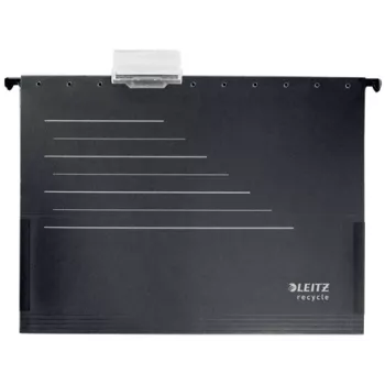 Leitz Alpha® Recycle Card Suspension Pocket, A4, Juoda, Cardboard, 80 g/m², 150 sheets, 348 mm