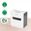 Leitz IQ Protect Premium popieriaus smulkintuvas 6X P4, 4 x 40 mm, 10 L, 100 lapų, 55 dB, lietimui jautrus, 6 lapai