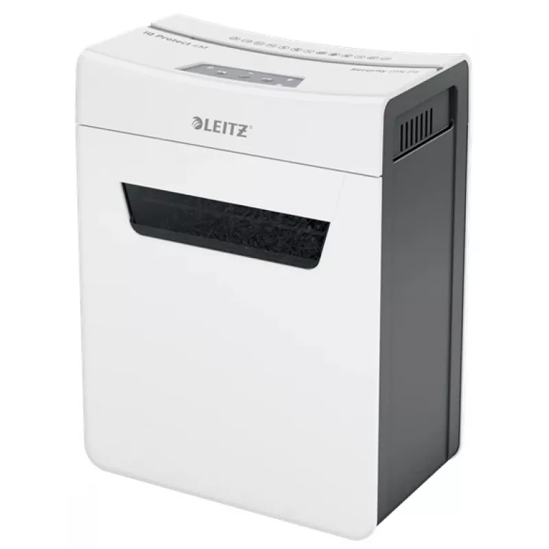 Leitz IQ Protect Premium popieriaus smulkintuvas 4M P5, mikropjovimo, 2 x 15 mm, 14 L, 150 lapų, 55 dB, jutiklinis