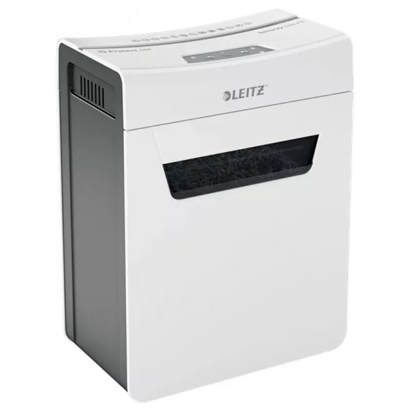 Leitz IQ Protect Premium popieriaus smulkintuvas 4M P5, mikropjovimo, 2 x 15 mm, 14 L, 150 lapų, 55 dB, jutiklinis