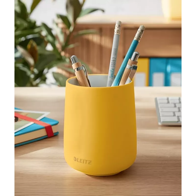 Leitz Cosy Pieštukų dėklas, Geltonas, Keramika, Berniukams/Mergaitėms, 8.7 cm, 105 mm, 240 g