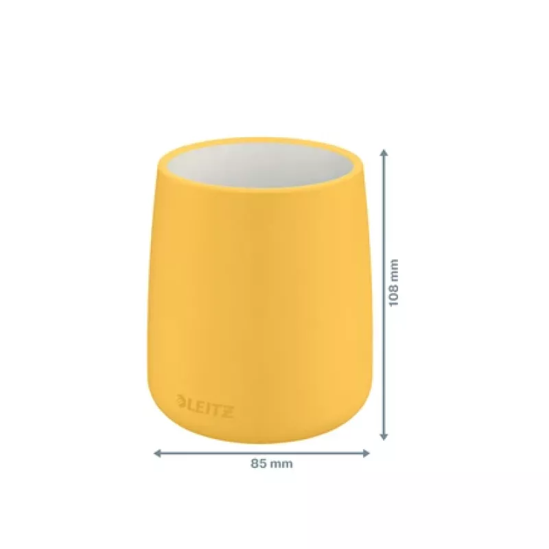 Leitz Cosy Pieštukų dėklas, Geltonas, Keramika, Berniukams/Mergaitėms, 8.7 cm, 105 mm, 240 g