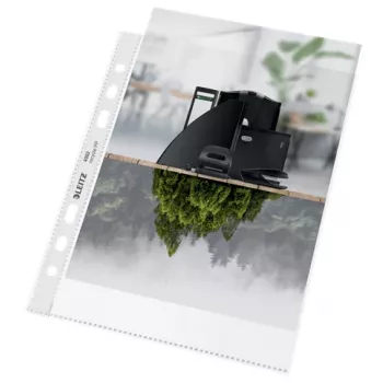 Leitz Recycle A5 kišenė, 150 x 210 mm (A5), skaidri, polipropilenas (PP), matinė, vertikali, 0,1 mm