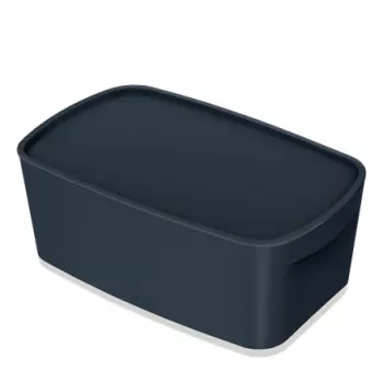Leitz MyBox Cosy Small su dangčiu, dėžė daiktams laikyti, Dėžė daiktams laikyti, Pilka, Stačiakampio formos, Plastikas, Vienspalvė, Vidaus