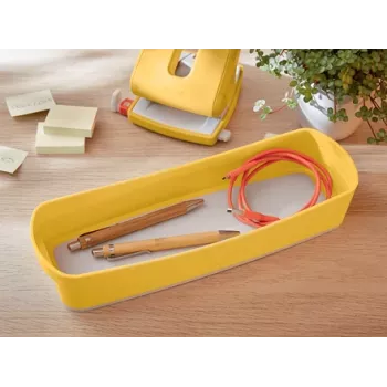 Leitz MyBox Cosy Organizer Tray Long, Saugojimas, Dėžutė daiktams, Geltona, Stačiakampė, Plastikas, Vienspalvis, 307 mm