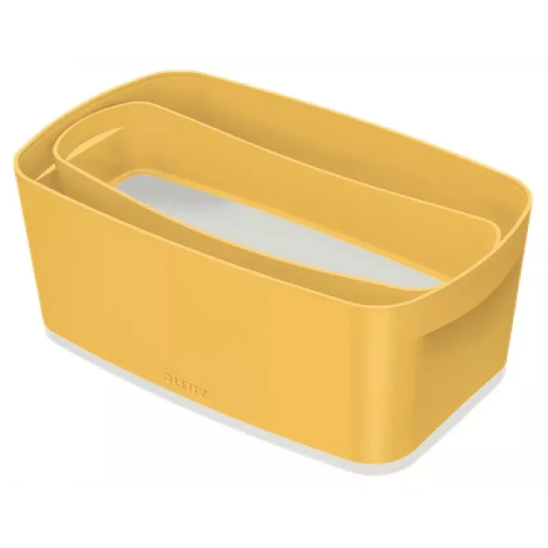 Leitz MyBox Cosy Organizer Tray Long, Saugojimas, Dėžutė daiktams, Geltona, Stačiakampė, Plastikas, Vienspalvis, 307 mm
