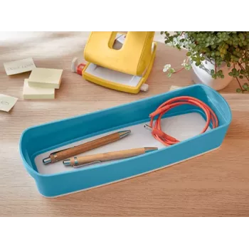 Leitz MyBox Cosy Organiser Tray Long, Saugojimas, Laikymo dėžutė, Mėlyna, Stačiakampė, Plastikinė, Vienspalvė, 307 mm