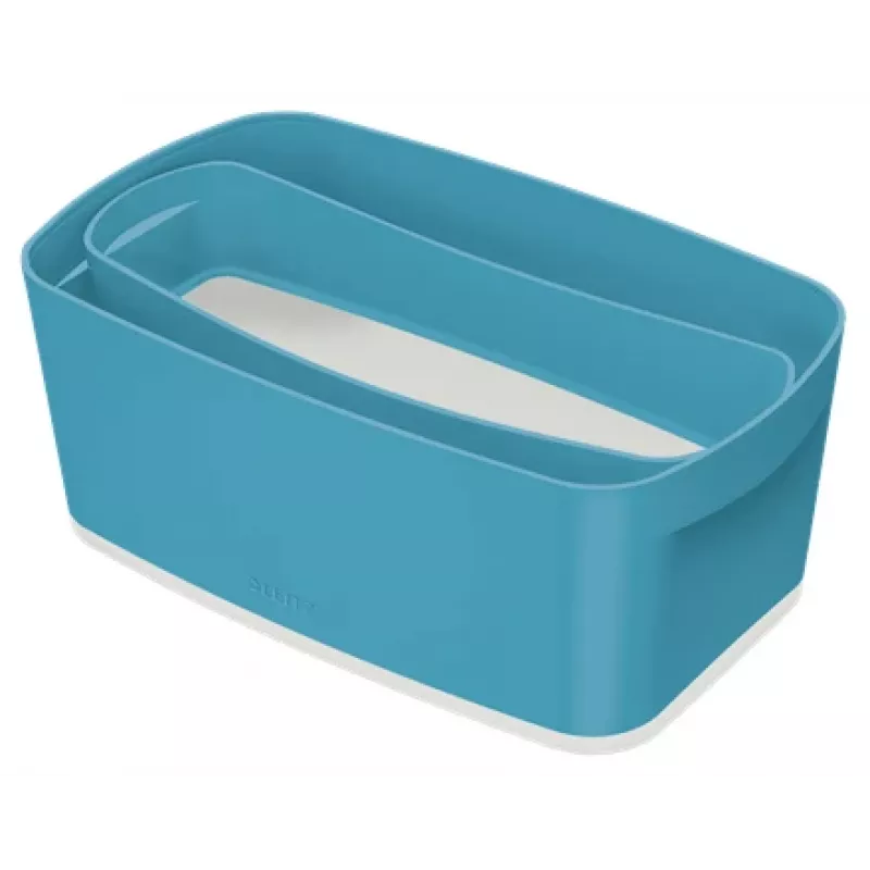 Leitz MyBox Cosy Organiser Tray Long, Saugojimas, Laikymo dėžutė, Mėlyna, Stačiakampė, Plastikinė, Vienspalvė, 307 mm