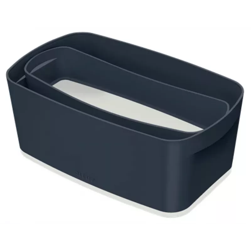 Leitz MyBox Cosy Organiser Tray Long, Storage, Laikymo dėžutė, Pilka, Stačiakampė, Plastikinė, Vienspalvė, Vidaus naudojimui