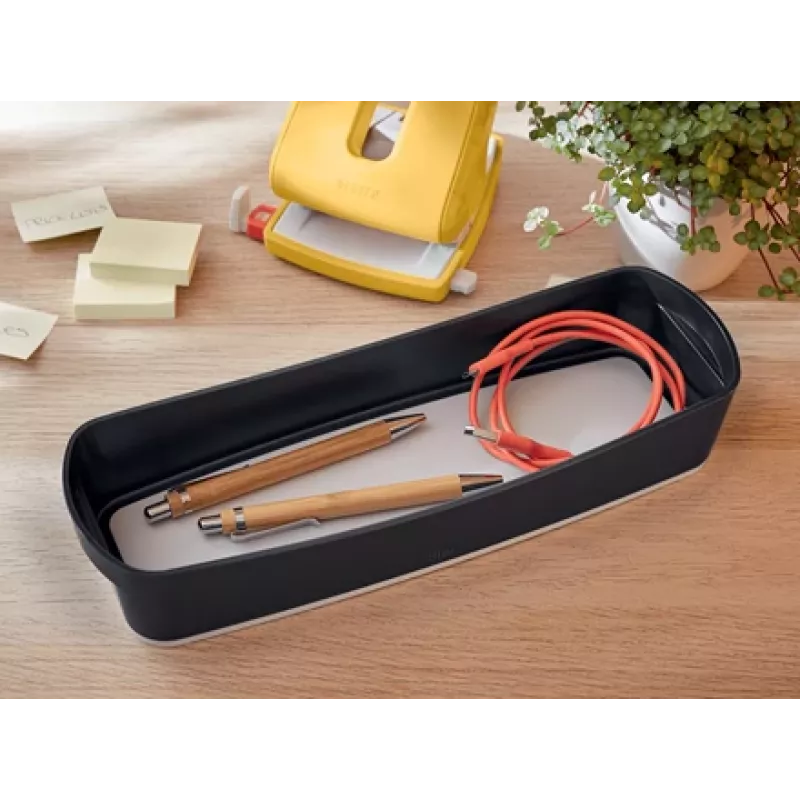 Leitz MyBox Cosy Organiser Tray Long, Storage, Laikymo dėžutė, Pilka, Stačiakampė, Plastikinė, Vienspalvė, Vidaus naudojimui
